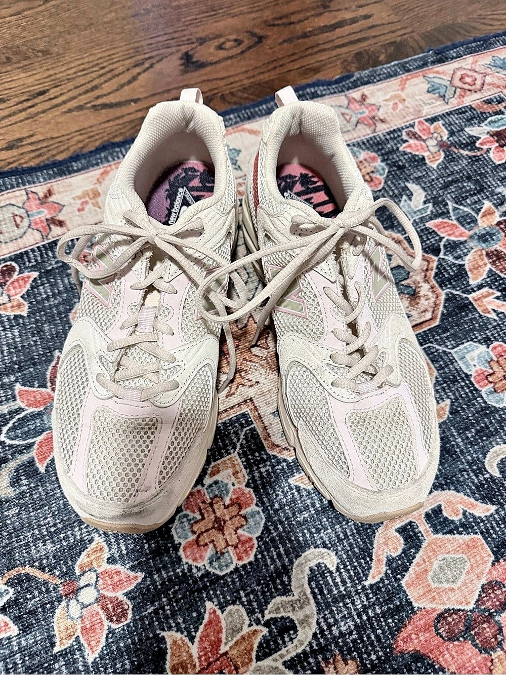 New Balance 530 FedtivalWhite Pink Sugar Sneakers